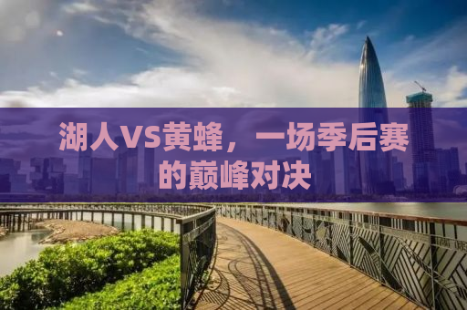 湖人VS黄蜂，一场季后赛的巅峰对决
