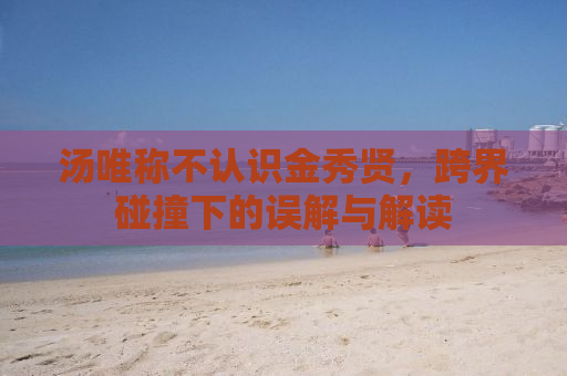 汤唯称不认识金秀贤，跨界碰撞下的误解与解读