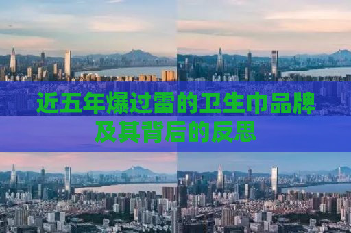 近五年爆过雷的卫生巾品牌及其背后的反思