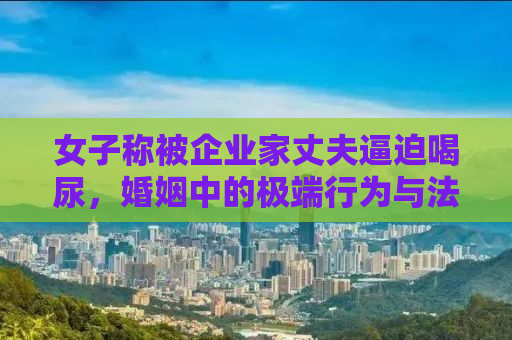 女子称被企业家丈夫逼迫喝尿，婚姻中的极端行为与法律边界