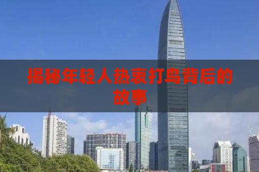 揭秘年轻人热衷打鸟背后的故事