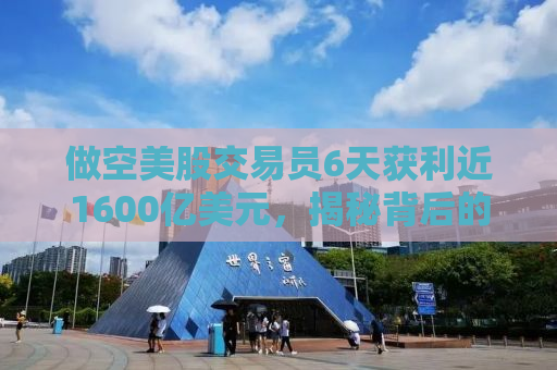 做空美股交易员6天获利近1600亿美元，揭秘背后的策略与风险