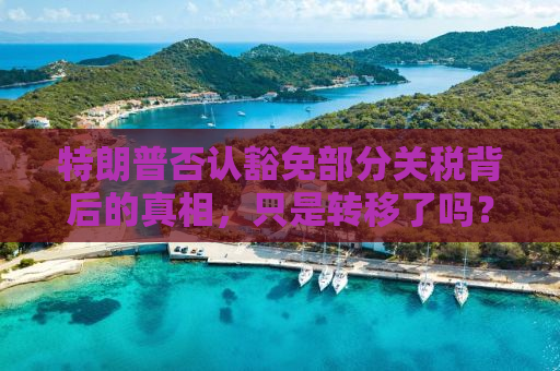 特朗普否认豁免部分关税背后的真相，只是转移了吗？
