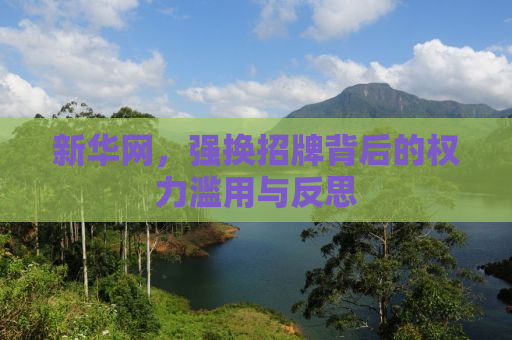 新华网，强换招牌背后的权力滥用与反思