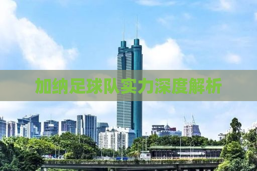 加纳足球队实力深度解析