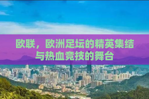 欧联，欧洲足坛的精英集结与热血竞技的舞台