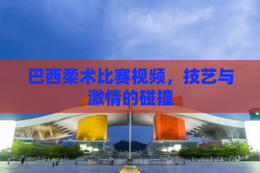 巴西柔术比赛视频，技艺与激情的碰撞