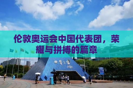 伦敦奥运会中国代表团，荣耀与拼搏的篇章