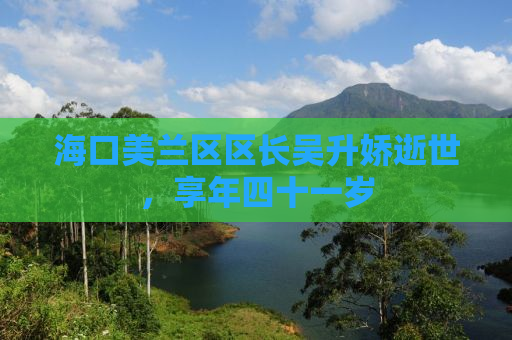 海口美兰区区长吴升娇逝世，享年四十一岁