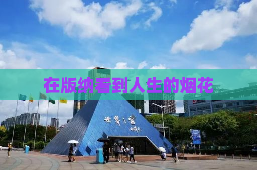 在版纳看到人生的烟花