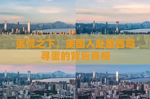 蛋荒之下，美国人赴墨西哥寻蛋的背后真相