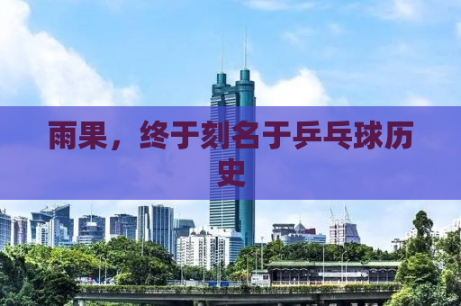 雨果，终于刻名于乒乓球历史