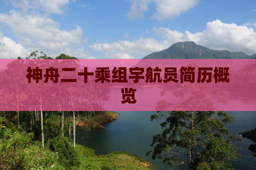 神舟二十乘组宇航员简历概览
