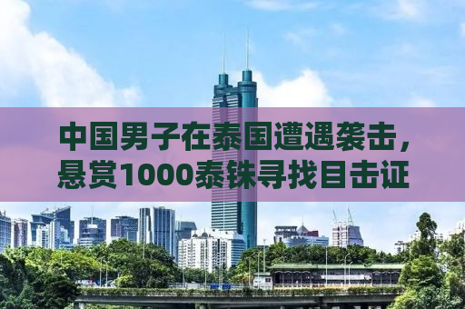 中国男子在泰国遭遇袭击，悬赏1000泰铢寻找目击证人