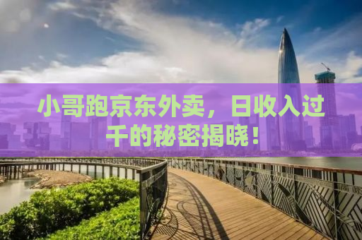 小哥跑京东外卖，日收入过千的秘密揭晓！