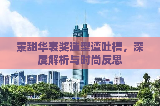 景甜华表奖造型遭吐槽，深度解析与时尚反思