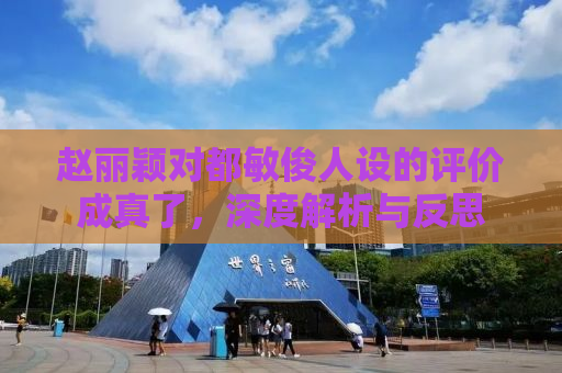 赵丽颖对都敏俊人设的评价成真了，深度解析与反思