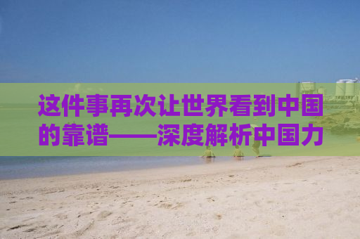 这件事再次让世界看到中国的靠谱——深度解析中国力量背后的信念与担当