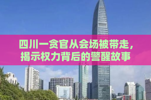 四川一贪官从会场被带走，揭示权力背后的警醒故事