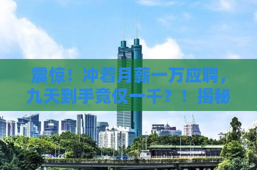 震惊！冲着月薪一万应聘，九天到手竟仅一千？！揭秘真实经历，警惕求职陷阱！