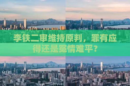 李铁二审维持原判，罪有应得还是冤情难平？