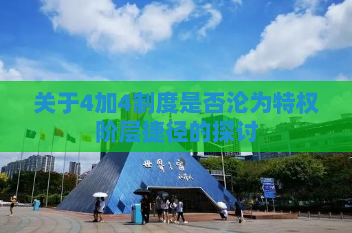 关于4加4制度是否沦为特权阶层捷径的探讨