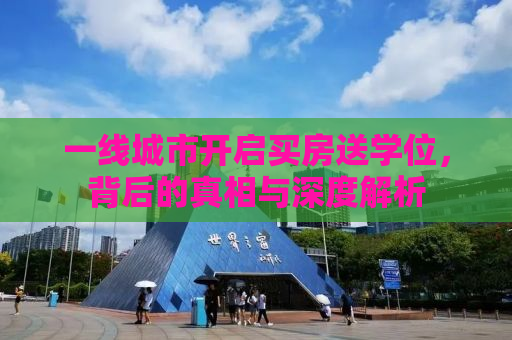 一线城市开启买房送学位，背后的真相与深度解析