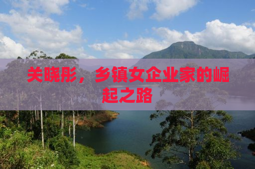 关晓彤，乡镇女企业家的崛起之路