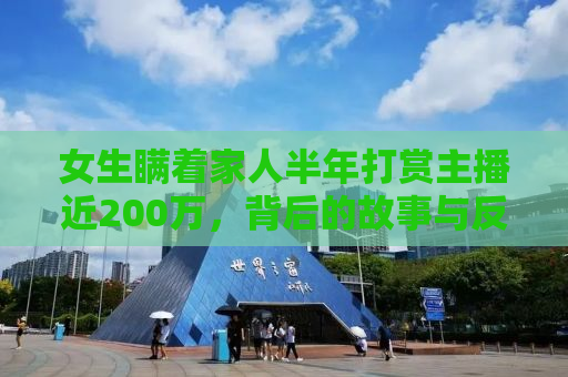 女生瞒着家人半年打赏主播近200万，背后的故事与反思