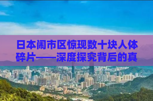 日本闹市区惊现数十块人体碎片——深度探究背后的真相