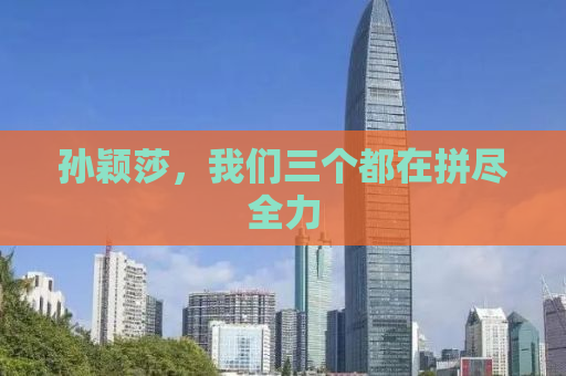 孙颖莎，我们三个都在拼尽全力
