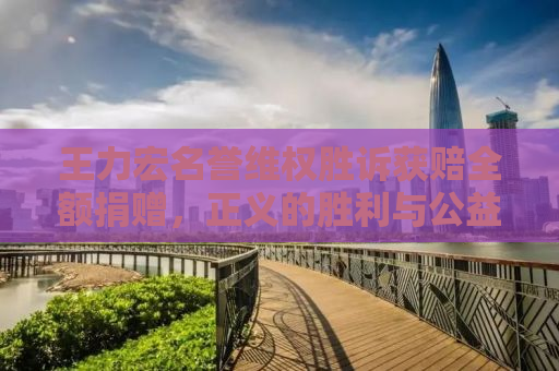 王力宏名誉维权胜诉获赔全额捐赠，正义的胜利与公益的传递