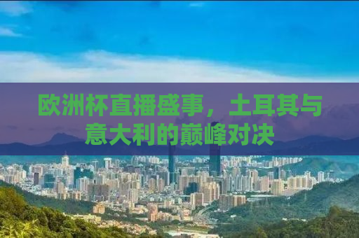 欧洲杯直播盛事，土耳其与意大利的巅峰对决