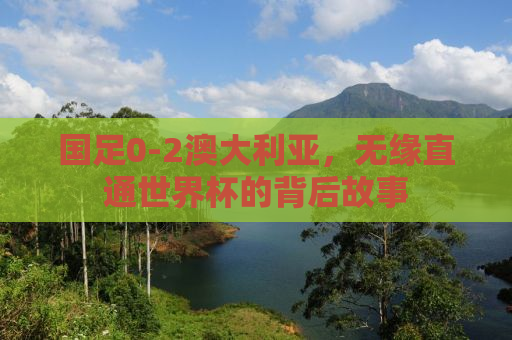国足0-2澳大利亚，无缘直通世界杯的背后故事